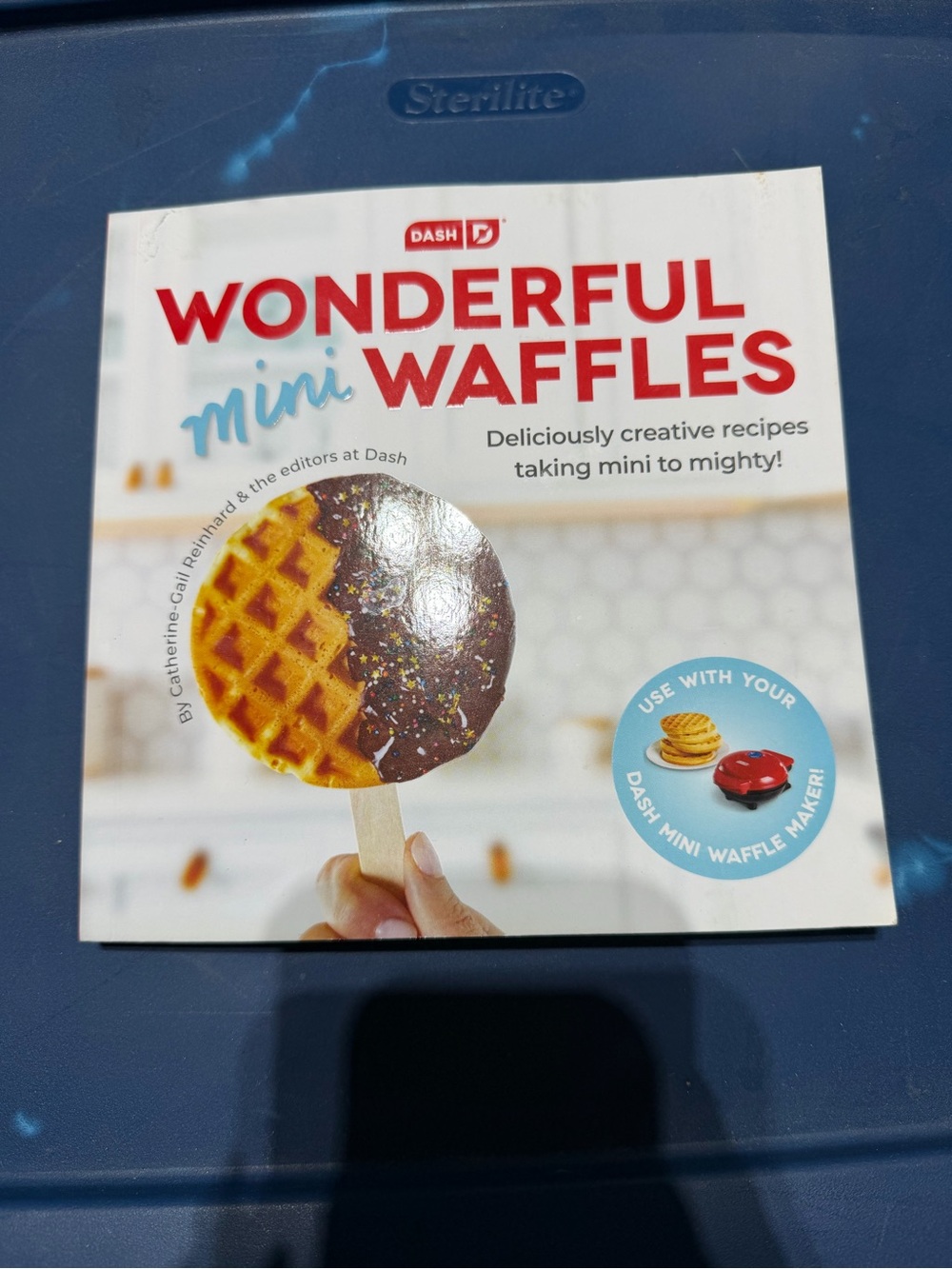 Ash Wonderful Mini Waffles Cookbook - Red, Blue, White